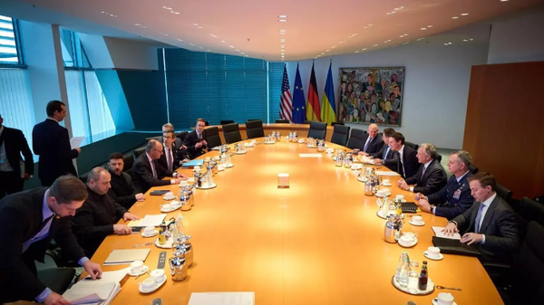 Berlin'de Ukrayna görüşmeleri - Sputnik Türkiye