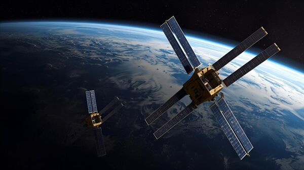 Dünya yörüngesindeki uydular (Temsili görsel)  - Sputnik Türkiye