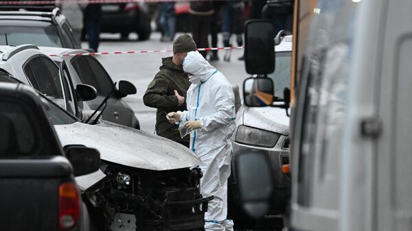 Một chiếc xe hơi phát nổ ở phía nam Moscow. - Sputnik Türkiye