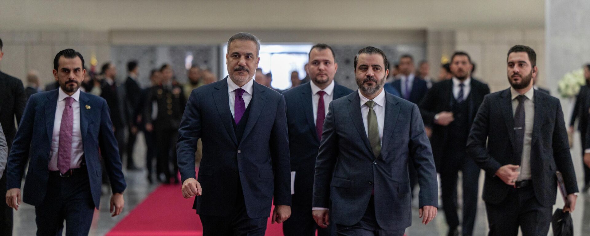 Bakan Fidan ve Suriye Dışişleri Bakanı Şeybani - Sputnik Türkiye, 1920, 22.12.2025