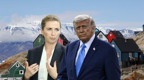  Mette Frederiksen, Donald Trump - Sputnik Türkiye