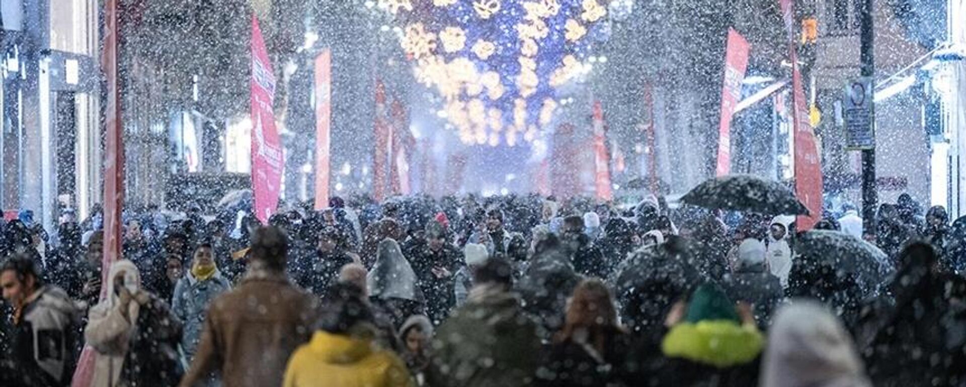 İstanbul kar yağışı - Sputnik Türkiye, 1920, 24.12.2025