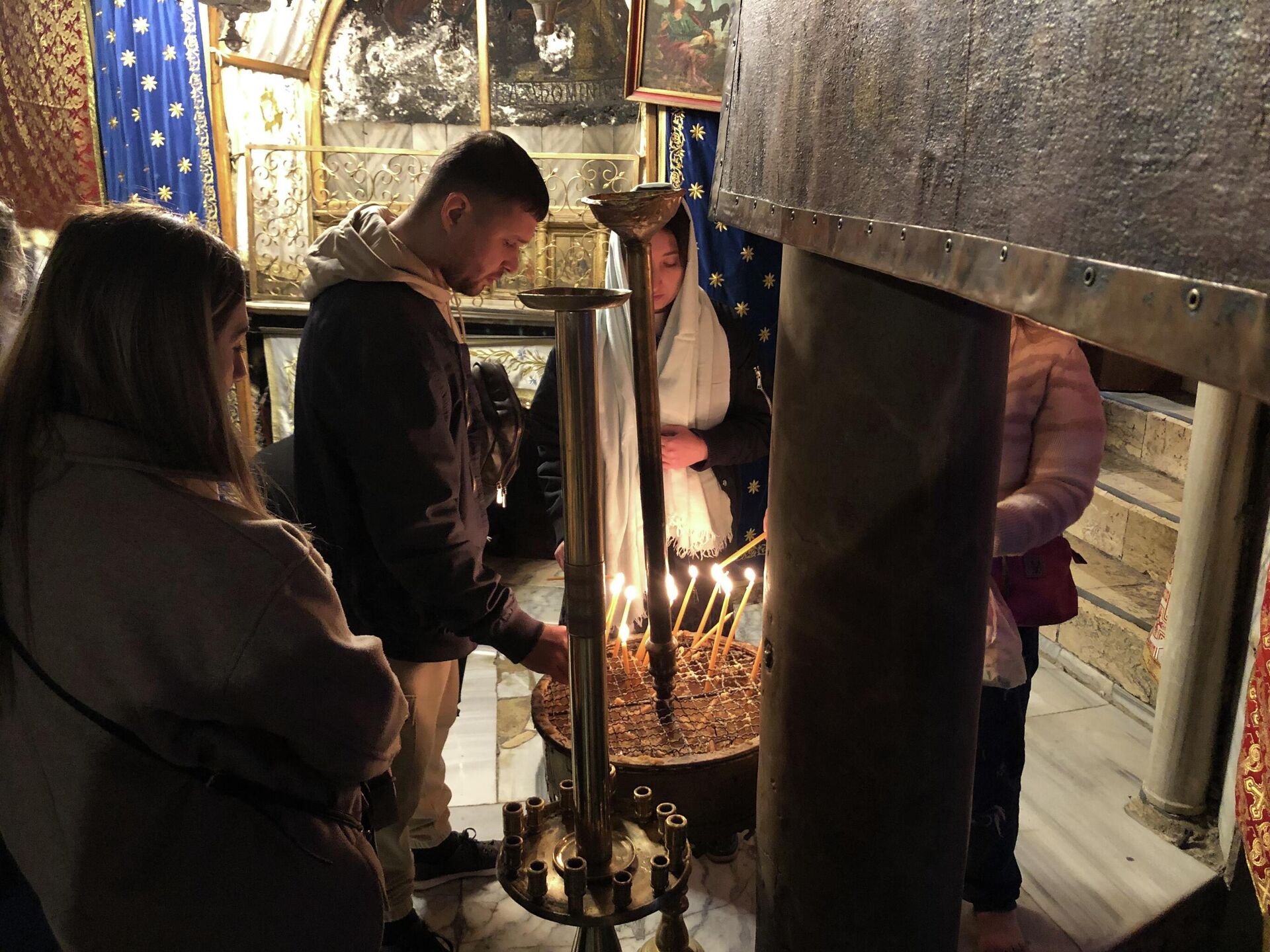 Beytüllahim Doğuş Kilisesi'nde Noel Bayramı kutlamaları - Sputnik Türkiye, 1920, 25.12.2025