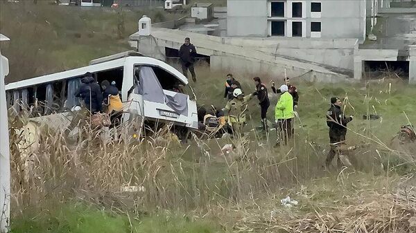 Esenyurt'taki işçi servisi kazası - Sputnik Türkiye