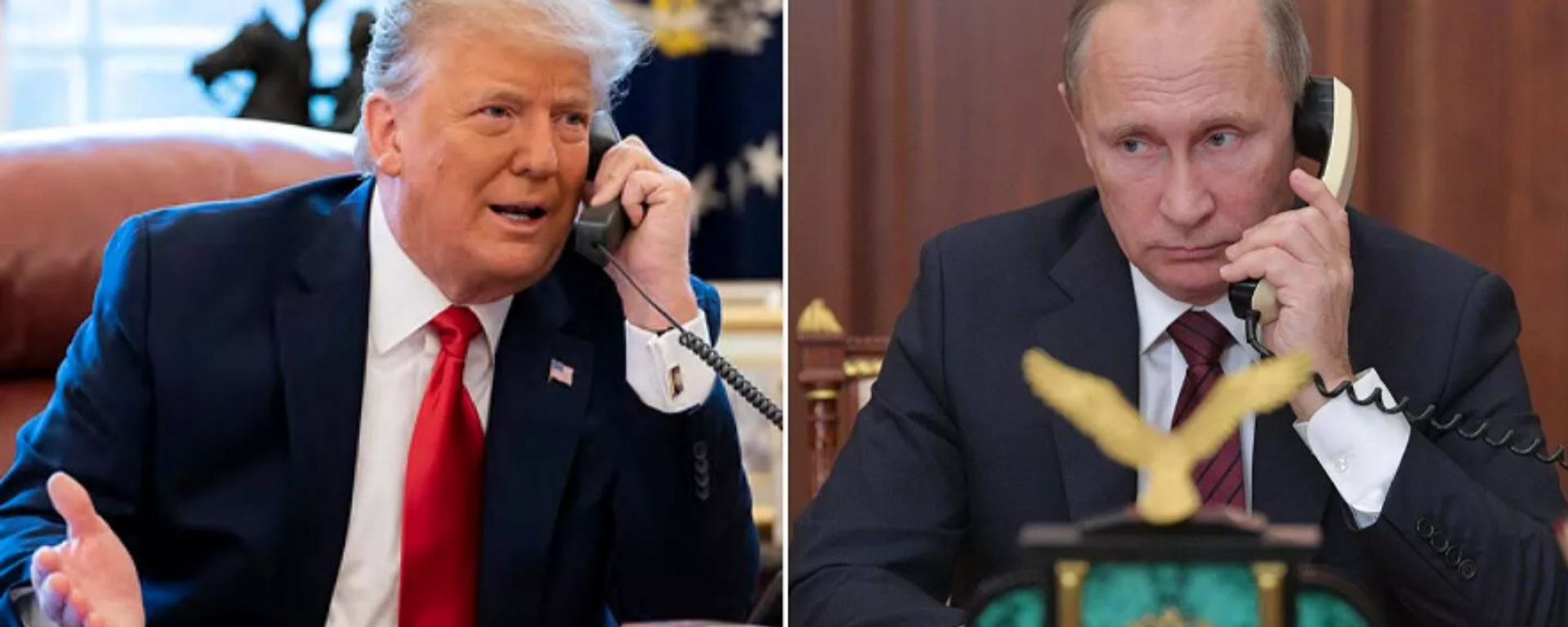 Donald Trump-Vladimir Putin telefon görüşmesi - Sputnik Türkiye, 1920, 29.12.2025