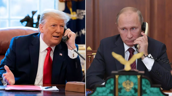 Donald Trump-Vladimir Putin telefon görüşmesi - Sputnik Türkiye