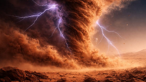Mars’taki toz fırtınalarında elektrik kıvılcımları tespit edildi - Sputnik Türkiye