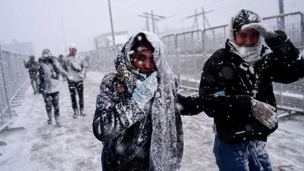 istanbul kar yağışı - Sputnik Türkiye
