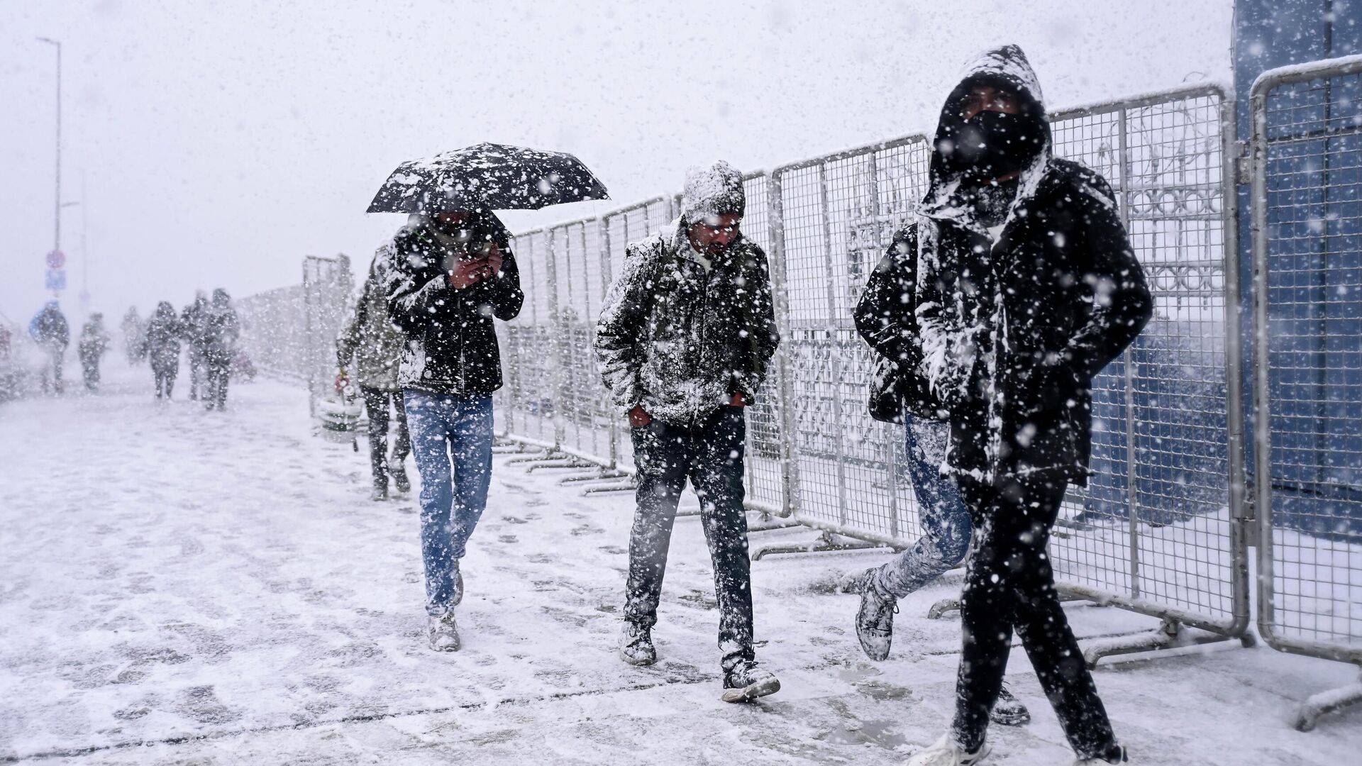 istanbul kar yağışı - Sputnik Türkiye, 1920, 24.02.2026