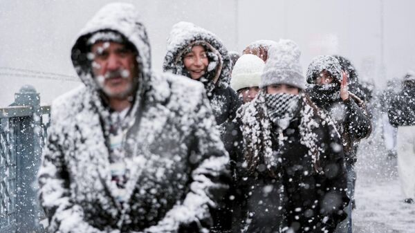 istanbul kar yağışı - Sputnik Türkiye
