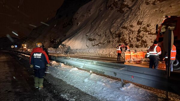 Van-Bitlis kara yoluna çığ düştü - Sputnik Türkiye