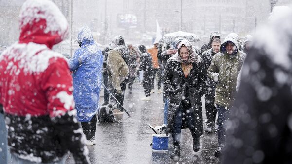 İstanbul kar yağışı - Sputnik Türkiye