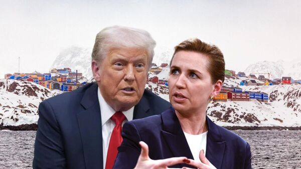 Donald Trump, Mette Frederiksen, Grönland - Sputnik Türkiye