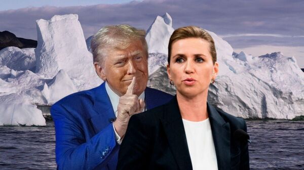 Donald Trump, Mette Frederiksen, Grönland - Sputnik Türkiye