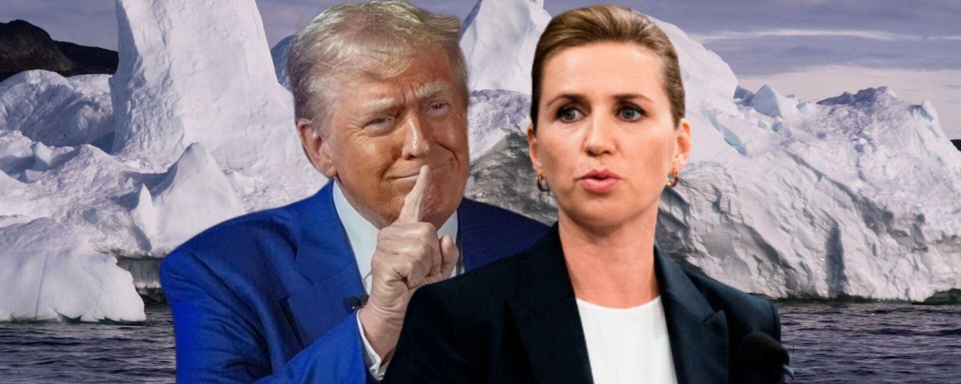 Donald Trump, Mette Frederiksen, Grönland - Sputnik Türkiye, 1920, 08.01.2026