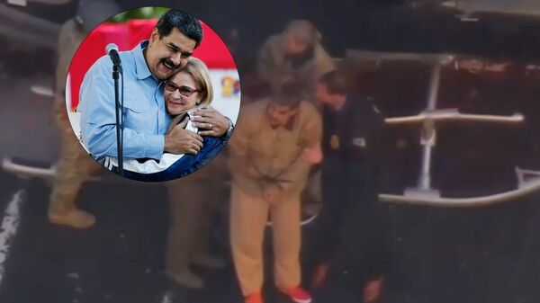 Maduro ve eşi Cilia Flores - Sputnik Türkiye