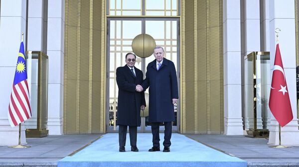 Cumhurbaşkanı Erdoğan, Malezya Başbakanı İbrahim - Sputnik Türkiye