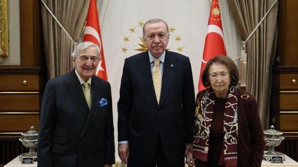 Cumhurbaşkanı Erdoğan ve Rahmi Koç - Sputnik Türkiye