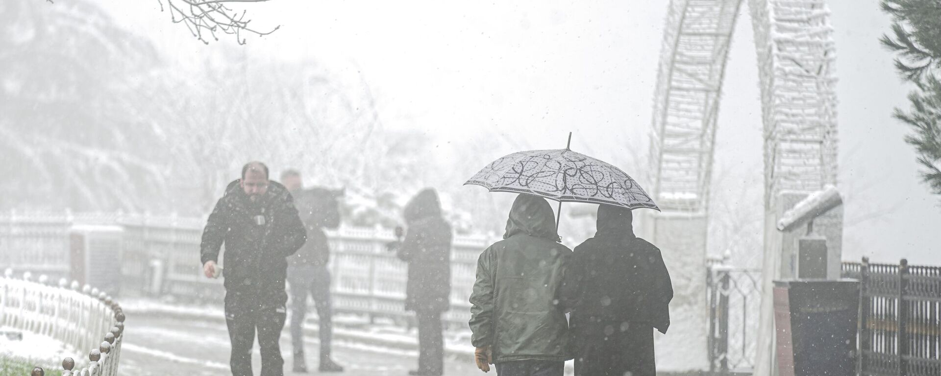 İstanbul'da kar yağışı - Sputnik Türkiye, 1920, 13.01.2026