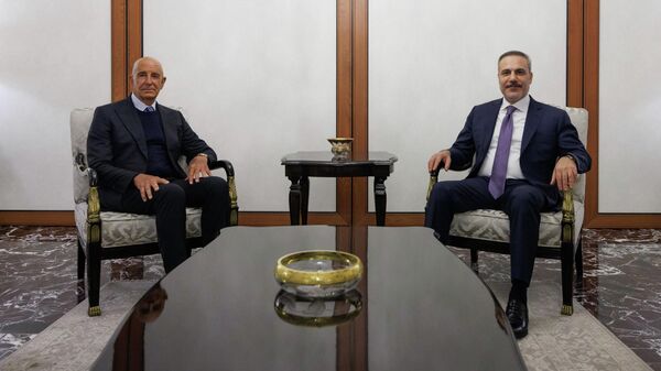 Dışişleri Bakanı Hakan Fidan, ABD’nin Ankara Büyükelçisi ve Suriye Özel Temsilcisi Tom Barrack'la görüştü - Sputnik Türkiye