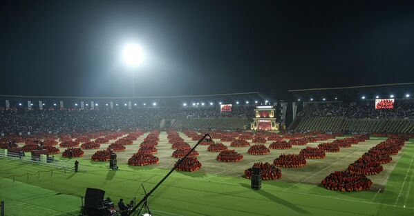 Bagrumba dansı, özellikle Assam’daki Bodo topluluğunun kültürel mirası olarak biliniyor ve bölgedeki önemli festivallerde sergileniyor. - Sputnik Türkiye