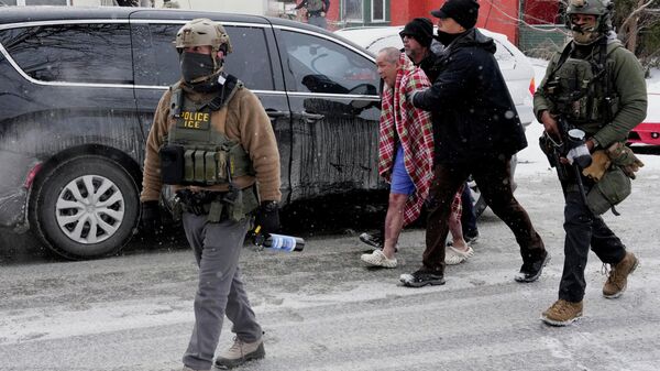 Minnesota'da ICE ve federal ajanlar - Sputnik Türkiye