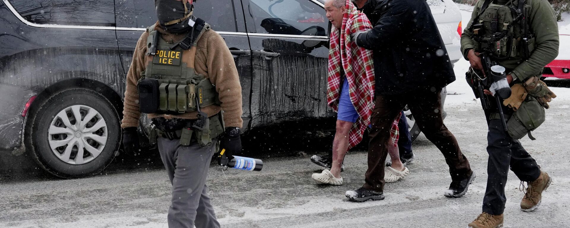 Minnesota'da ICE ve federal ajanlar - Sputnik Türkiye, 1920, 20.01.2026