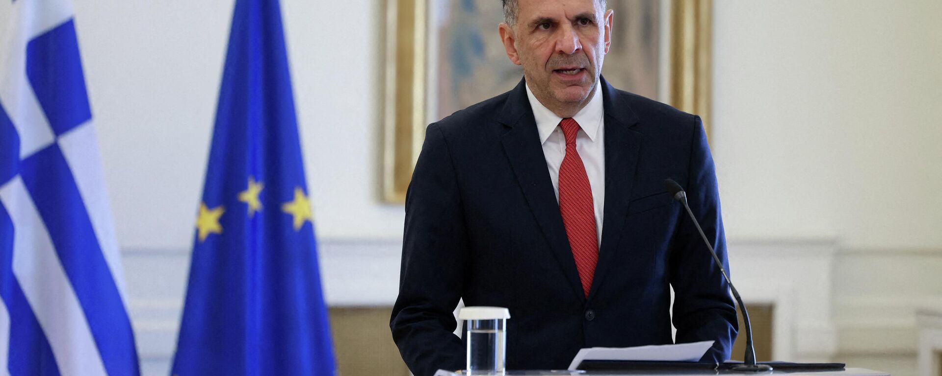 Yunanistan Dışişleri Bakanı Gerapetritis - Sputnik Türkiye, 1920, 24.01.2026