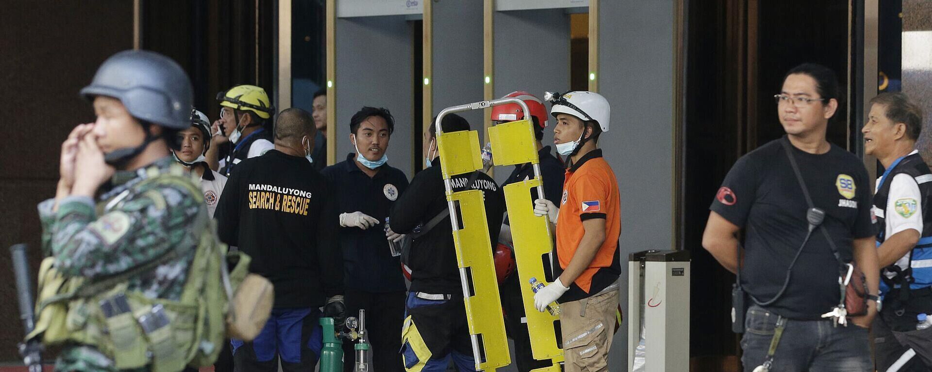 Filipinler'deki kurtarma ekipleri - Sputnik Türkiye, 1920, 26.01.2026