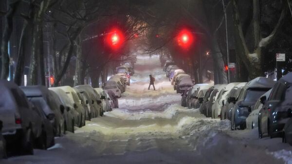 ABD'de kar fırtınası - Sputnik Türkiye