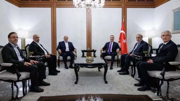 Dışişleri Bakanı Hakan Fidan ve Hamas Heyeti - Sputnik Türkiye
