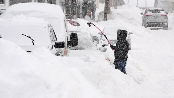 ABD kar fırtınası - Sputnik Türkiye