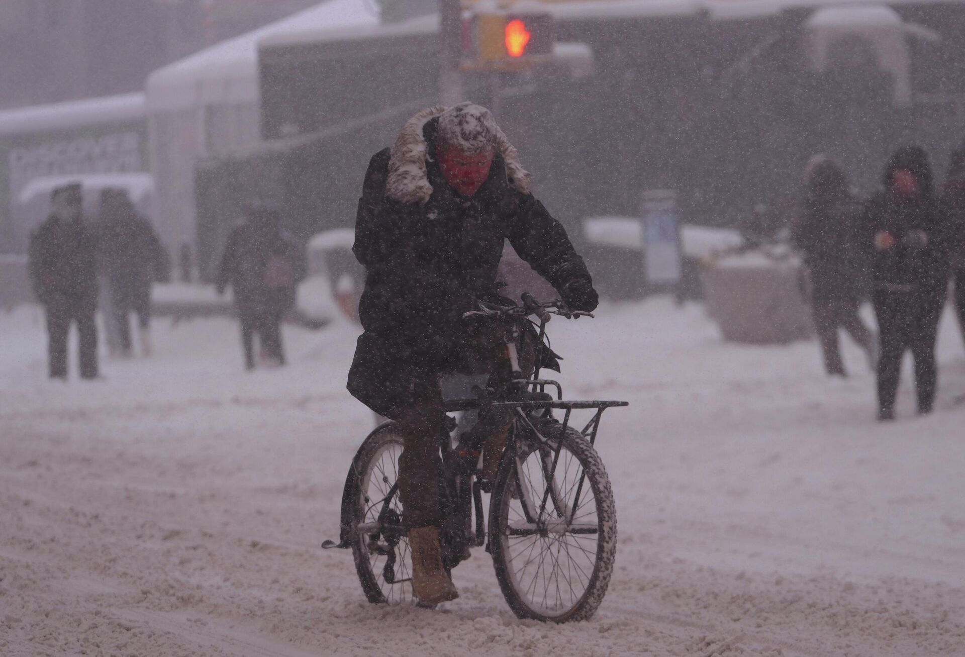 ABD'de tarihi kar fırtınası - Sputnik Türkiye, 1920, 27.01.2026