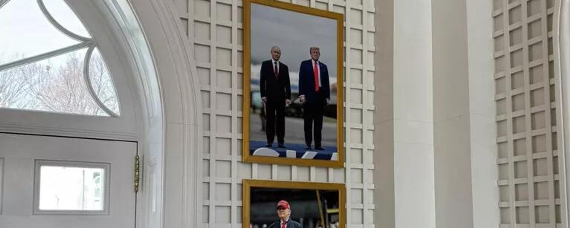 Trump ve Putin'in Beyaz Saray'daki ortak fotoğrafı - Sputnik Türkiye, 1920, 28.01.2026