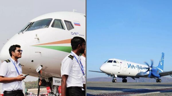 Rusya'nın ithal ikame uçakları SJ-100 ve İl-114-300 - Sputnik Türkiye