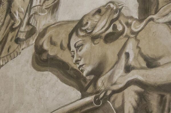 Roma&#x27;da tarihi bazilikadaki melek figürünün restorasyondan sonra Meloni&#x27;ye benzediği iddia edildi - Sputnik Türkiye