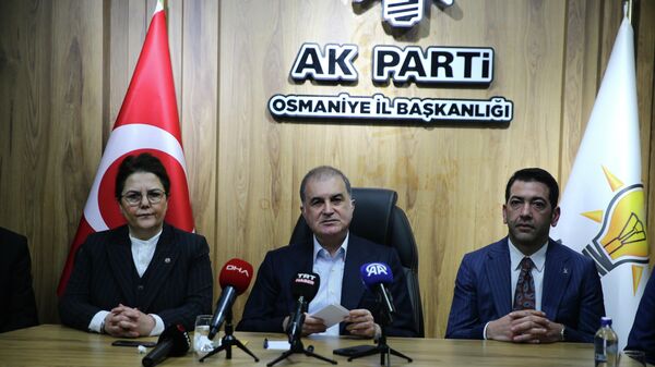 AK Parti Genel Başkan Yardımcısı ve Parti Sözcüsü Ömer Çelik  - Sputnik Türkiye