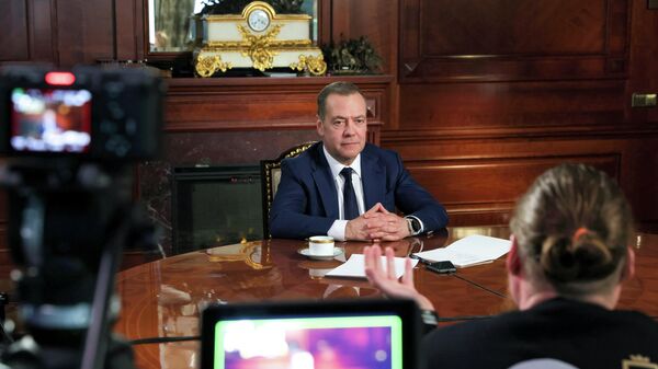 Rusya Güvenlik Konseyi Başkan Yardımcısı Dmitriy Medvedev - Sputnik Türkiye