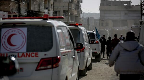 Hamas: Gazze'ye giren yardım tırlarının sayısı, açıklanan rakamların yarısından az - Sputnik Türkiye