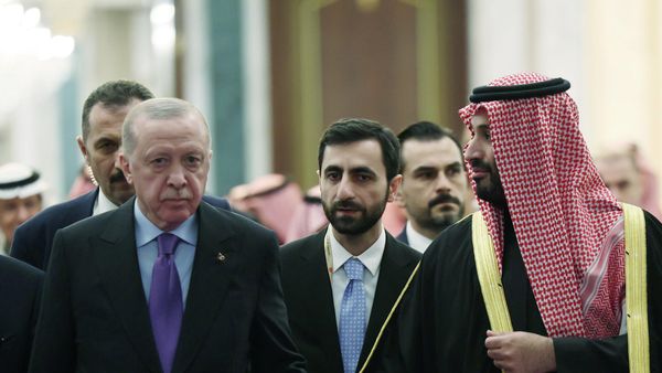 Cumhurbaşkanı Recep Tayyip Erdoğan, Suudi Arabistan Veliaht Prensi Muhammed bin Selman - Sputnik Türkiye