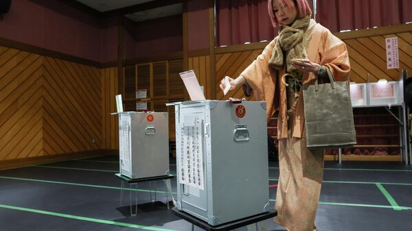 Japonya'da seçimler - Sputnik Türkiye