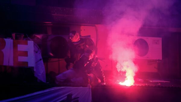 İtalya'da olimpiyat protestoları - Sputnik Türkiye