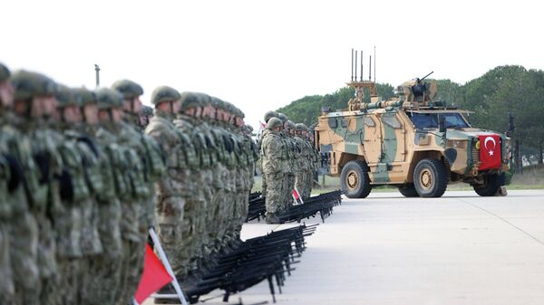 NATO'nun Steadfast Dart 2026 Tatbikatı kapsamında Almanya'ya giden TSK'nın 66'ncı Mekanize Piyade Tugay Komutanlığı birlikleri  - Sputnik Türkiye