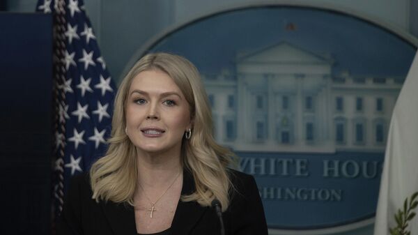 Beyaz Saray Basın Sözcüsü Karoline Leavitt - Sputnik Türkiye