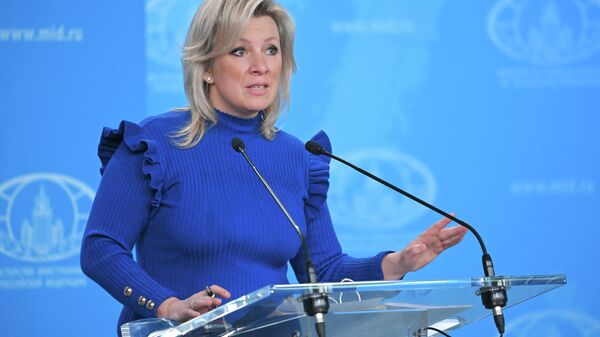 Rusya Dışişleri Bakanlığı Sözcüsü Mariya Zaharova - Sputnik Türkiye