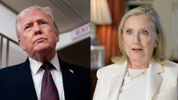 Trump, Epstein dosyalarıyla ilgili örtbas etme iddiası nedeniyle Hillary Clinton'a tepki gösterdi - Sputnik Türkiye