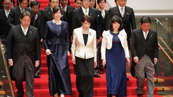 Japonya Başbakanı Takaichi ve kabinesi - Sputnik Türkiye