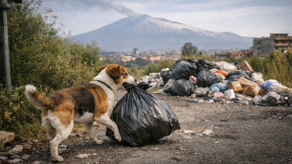 İtalya’da bir kişi köpeğini çöpleri yasa dışı döktürmek için eğitmekle suçlandı - Sputnik Türkiye