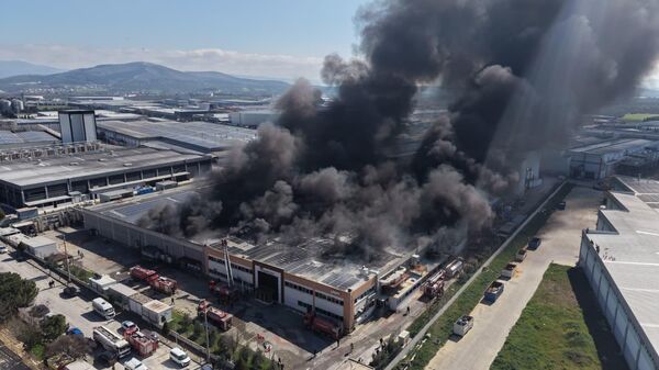 fabrika yangını - Sputnik Türkiye