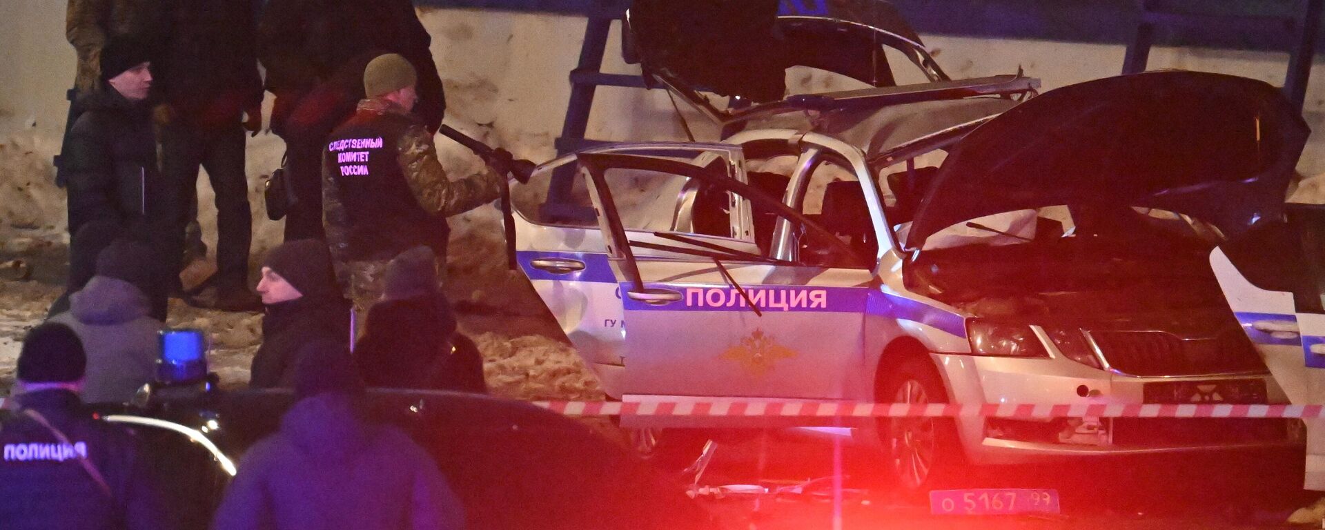 Rusya’nın başkenti Moskova’da Savelovskiy Tren İstasyonu önünde görev yapan trafik polisine yönelik bombalı saldırı meydana geldi. - Sputnik Türkiye, 1920, 24.02.2026